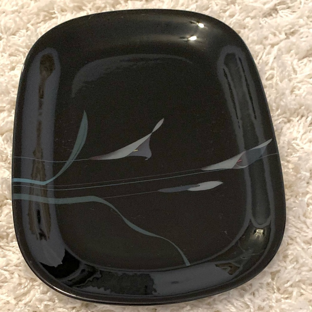 Ceramic Mikasa Opus Black 14” Oval Serving Platter